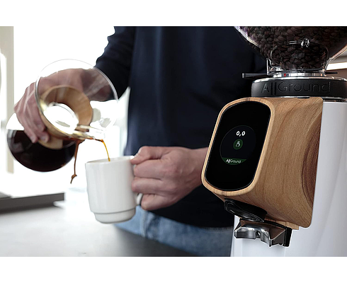 Fiorenzato All Ground Grinder - White &amp; Walnut