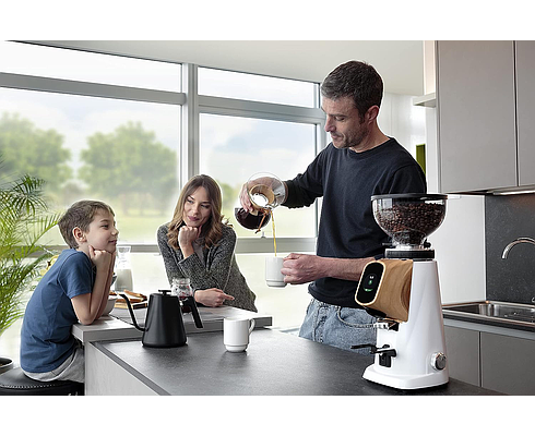 Fiorenzato All Ground Grinder - White &amp; Walnut