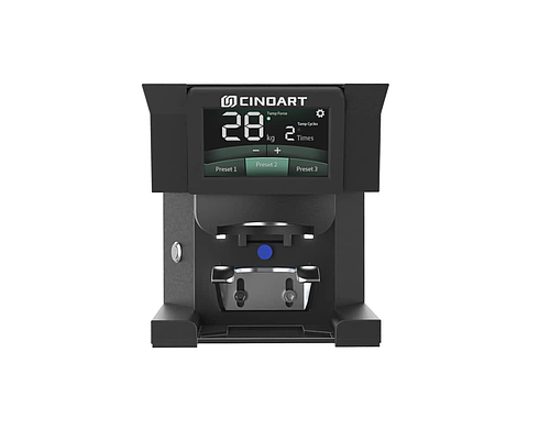 CINOART PTB AUTOMATIC COFFEE TAMPER BELOW MYTHOS 1,2,3 &amp; ANFIM SP II- BLACK