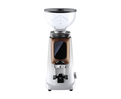 ALL GROUND GRINDER V220 PLUGPLUG WHITE BODY WALNUT DISPLAY CHROME
